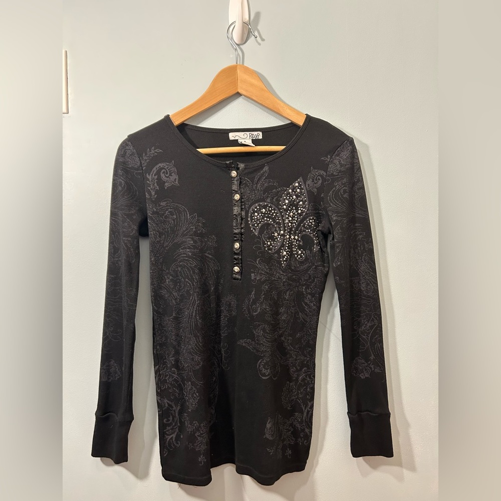 RXB Bundle of 2 Vintage Patterned Long Sleeve